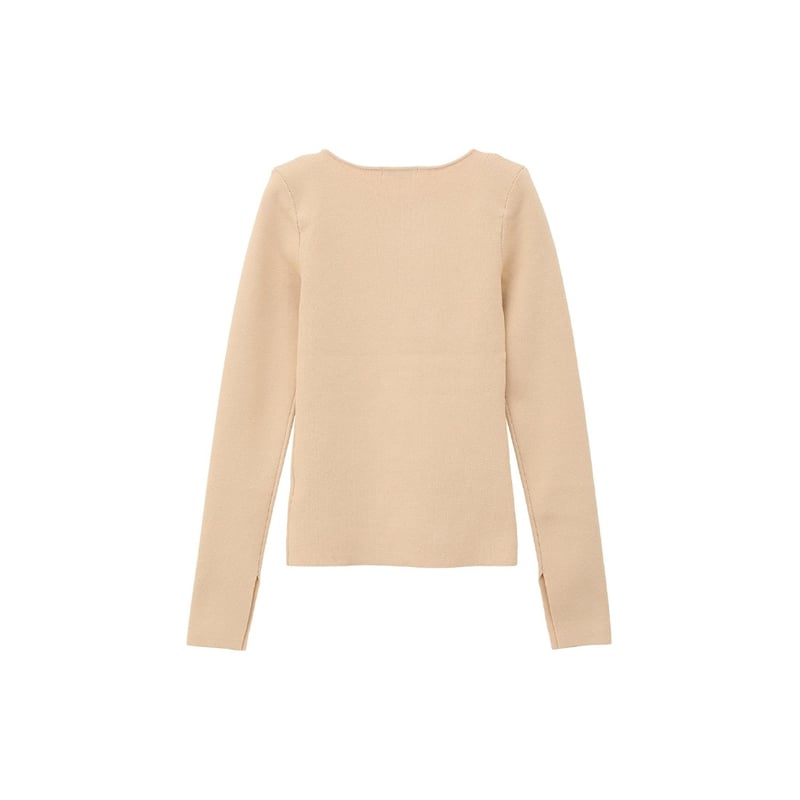 CLANE クラネ “SHOULDER PADS KNIT TOPS” ショルダーパッドニット