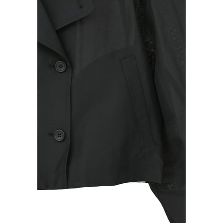 CLANE クラネ “SHEER SHORT TRENCH JACKET” シアーショートトレンチジャケット