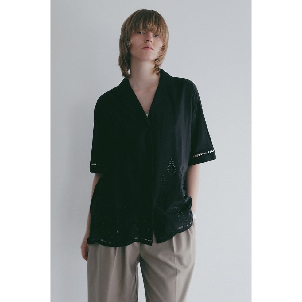 MANOF マノフ “CUT WORK LACE SHIRT” カットワークレースシャツ |