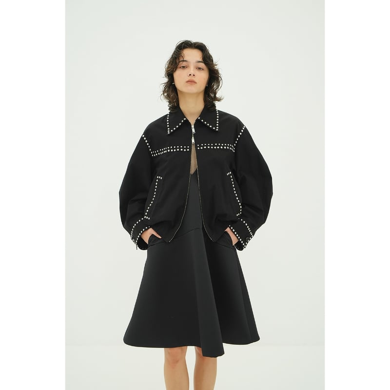 CLANE クラネ “W COLOR STUDDED DRIZZLER JACKET” ダブル