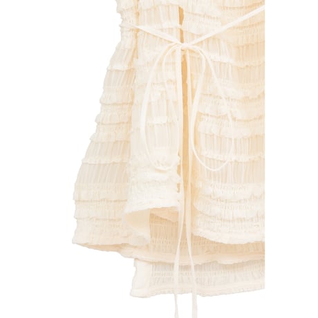 MANOF マノフ “SHIRRING HALTER NECK TOPS” シャーリングホルターネックトップス