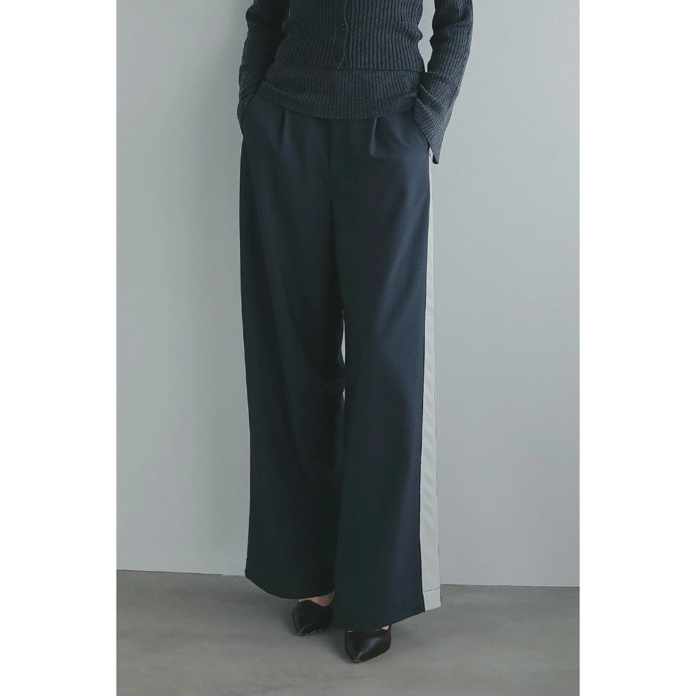 〔新品〕MANOF SIDE LINE SPORTS SATIN PANTS SIDE LINE SATIN PANTS（その他パンツ）｜MANOF（マノフ）の