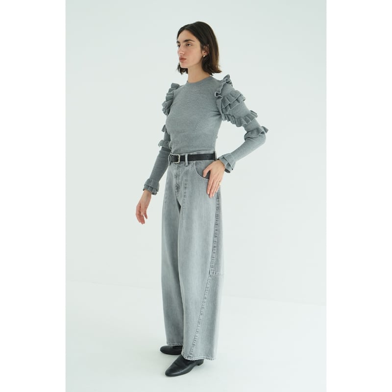CLANE クラネ “COCOON BULKY DENIM PANTS” コクーンバルキーデニ