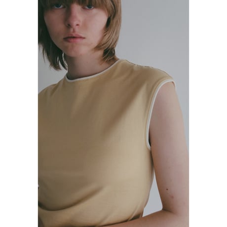 MANOF マノフ “BICOLOR CUT TOPS” バイカラーカットトップス