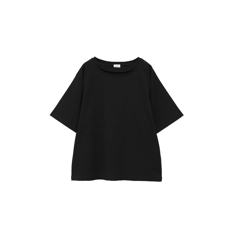 MANOF マノフ “SLIT NECK CUT TOPS” スリットネックカットトップス |