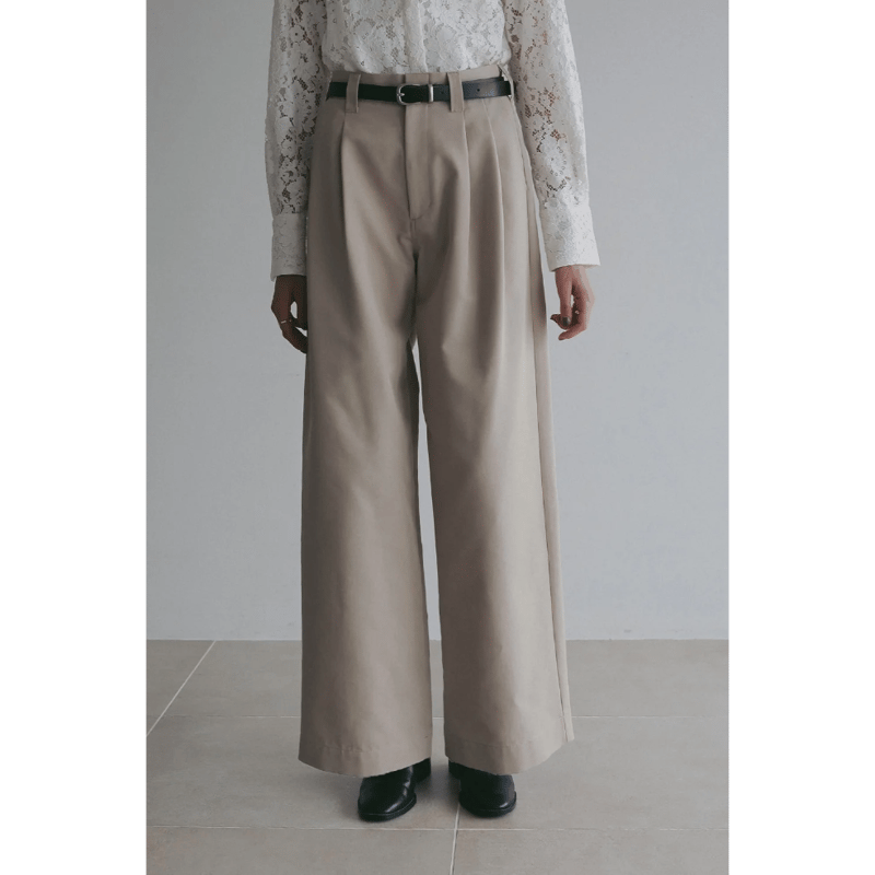 MANOF マノフ “2TUCK CHINO PANTS” ツータックチノパンツ | t / wo