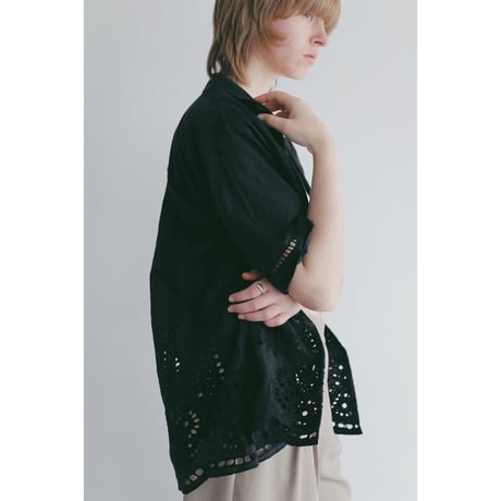 MANOF マノフ “CUT WORK LACE SHIRT” カットワークレースシャツ