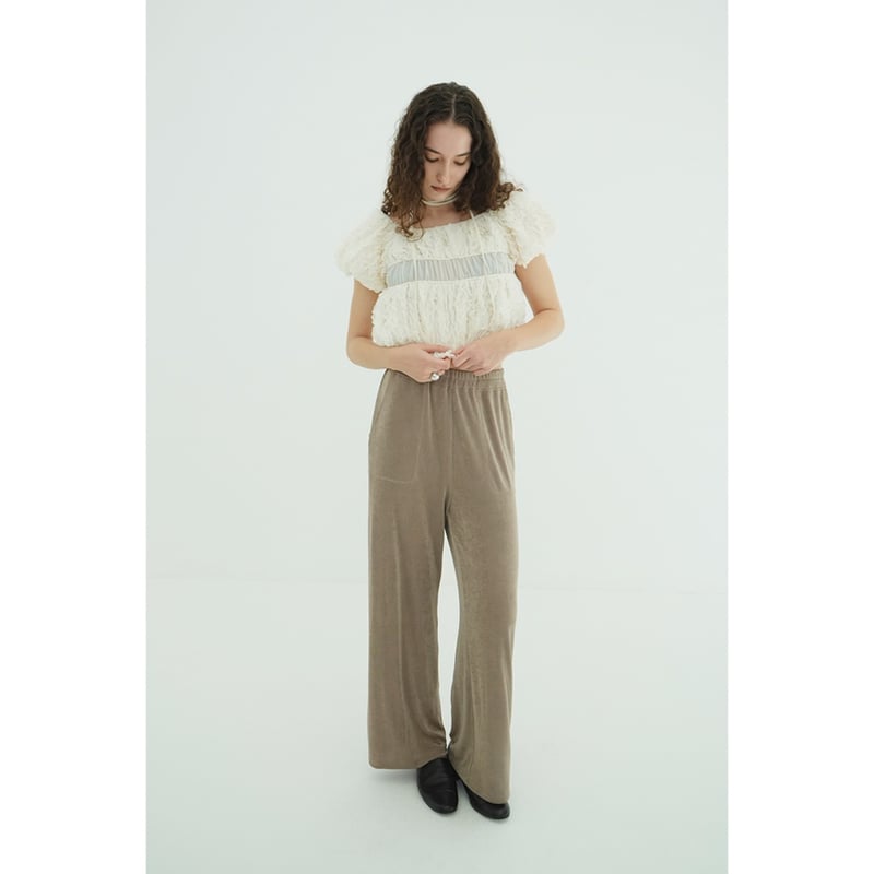 CLANE クラネ “BRIGHT JERSEY PANTS” ブライトジャージーパンツ |
