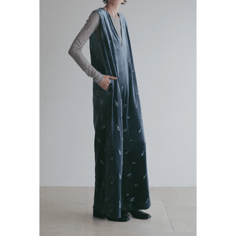 MANOF マノフ “VELOR EMBROIDERY ALL IN ONE” ベロアエンブロイダリーオールインワン