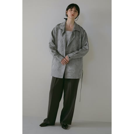 MANOF マノフ “JACQUARD CACHECOEUR SHIRT” ジャガードカシュクールシャツ