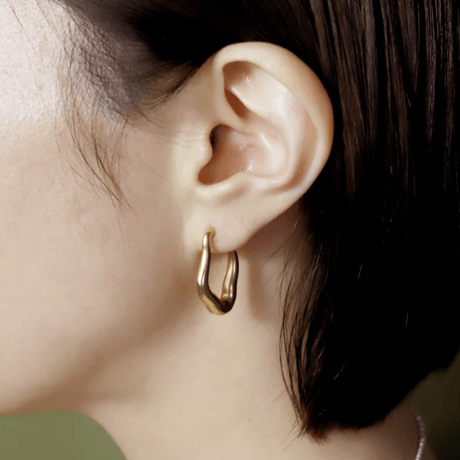 TEN. テン “ベールピアス GD”
