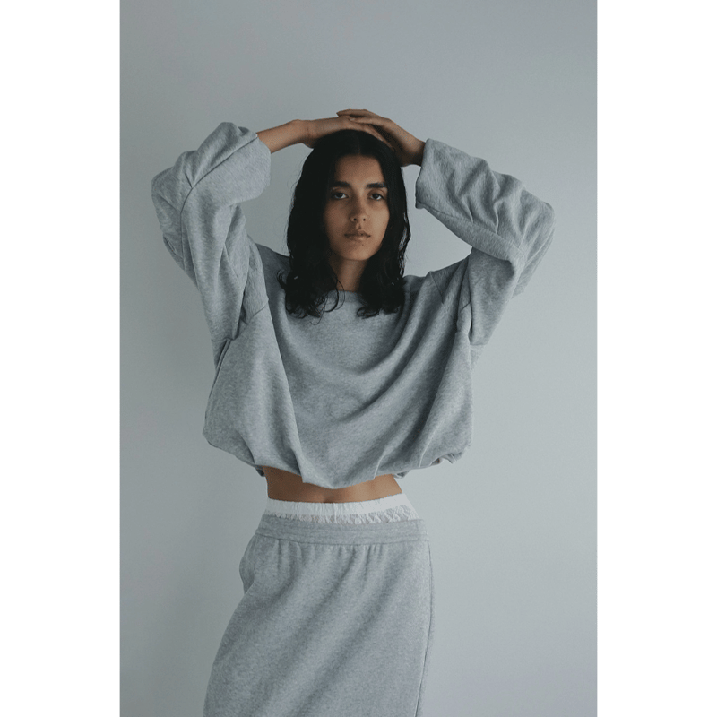 トップス Manof BALLOON SWEAT SET UP MANOF マノフ “BALLOON SWEAT SET UP” バルーンスウェットセット