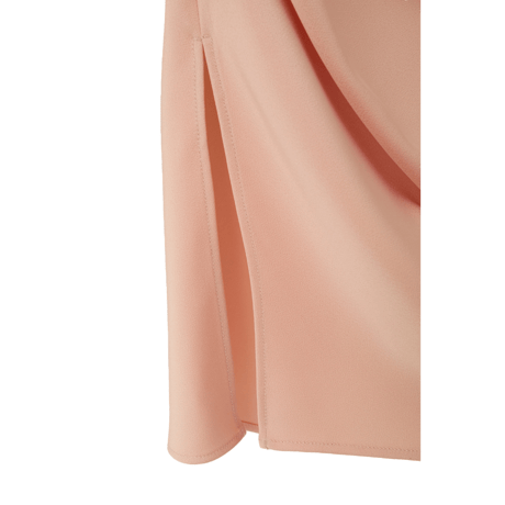 CLANE クラネ “SATIN DRAPE TOPS” サテンドレープトップス