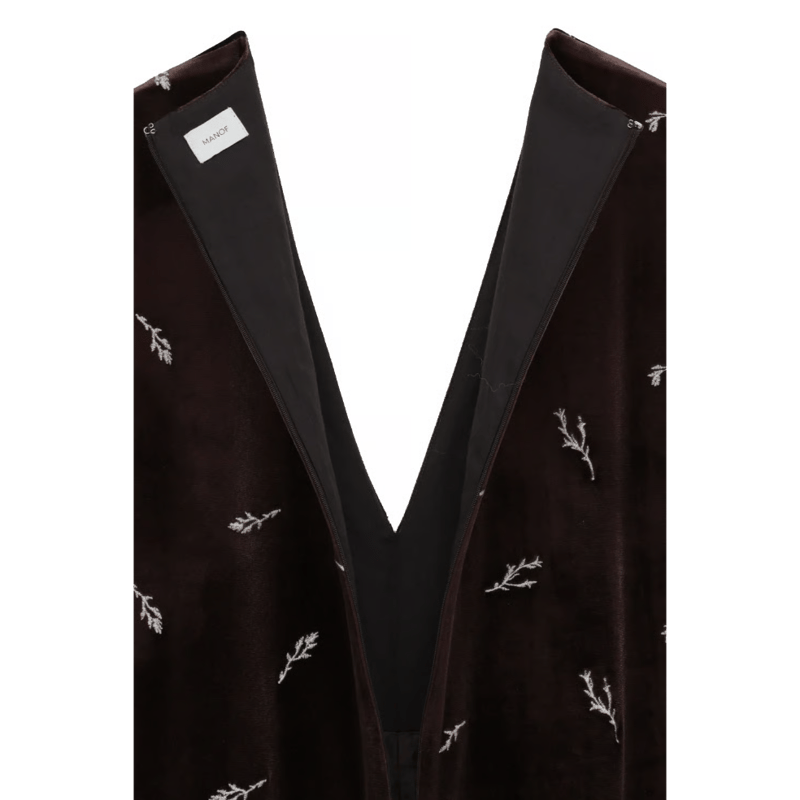 MANOF マノフ “VELOR EMBROIDERY ALL IN ONE” ベロアエンブロ