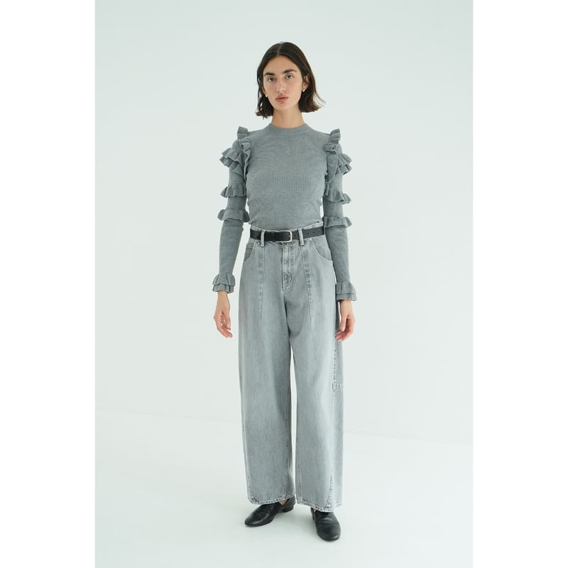 CLANE クラネ “COCOON BULKY DENIM PANTS” コクーンバルキーデニ