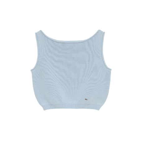 CLANE クラネ “BOAT NECK SHORT KNIT TANK TOPS” ボートネックショートニットタンクトップス