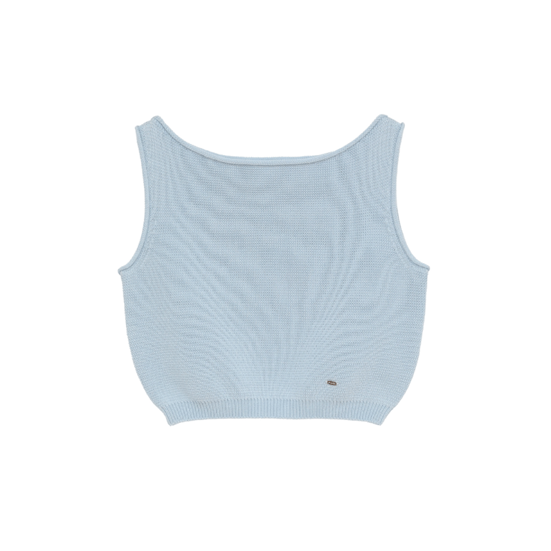 CLANE クラネ “BOAT NECK SHORT KNIT TANK TOPS” ボートネ