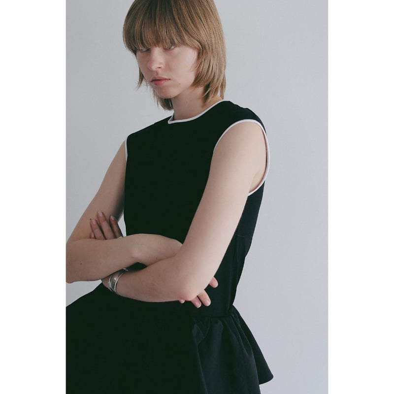 MANOF マノフ “BICOLOR CUT TOPS” バイカラーカットトップス | t / wo