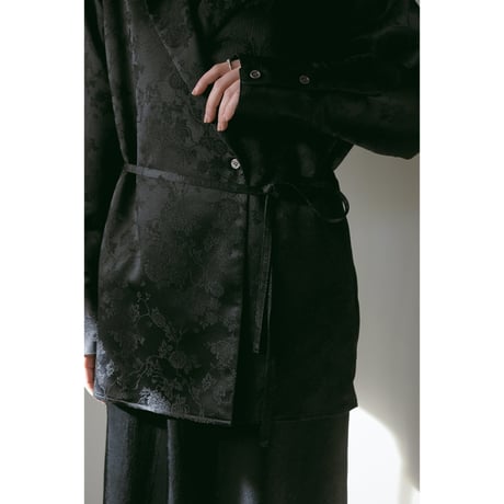 MANOF マノフ “JACQUARD CACHECOEUR SHIRT” ジャガードカシュクールシャツ