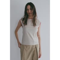 MANOF マノフ “BICOLOR CUT TOPS” バイカラーカットトップス