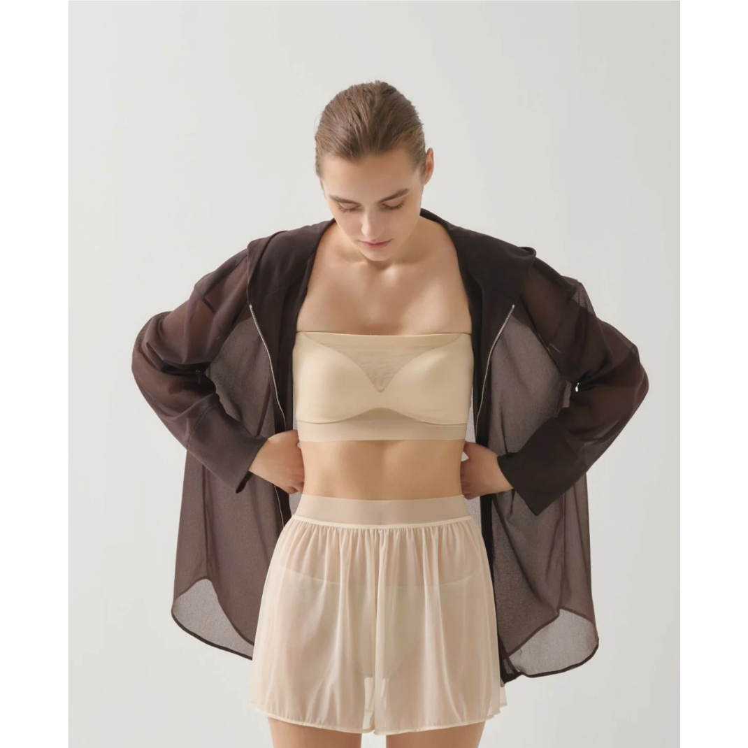 NICENICE MOMENT ナイスナイスモーメント “MESH TUBE TOP” メッシ