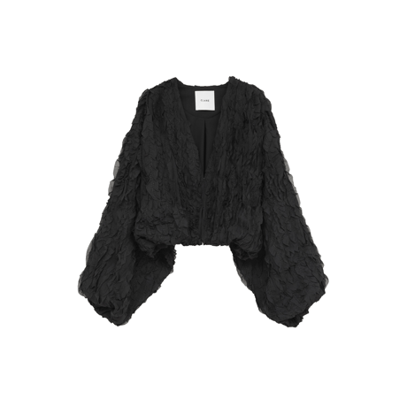 CLANE クラネ “TOPSTITCHED FRILL BOLERO” トップスティッチフリルボレロ