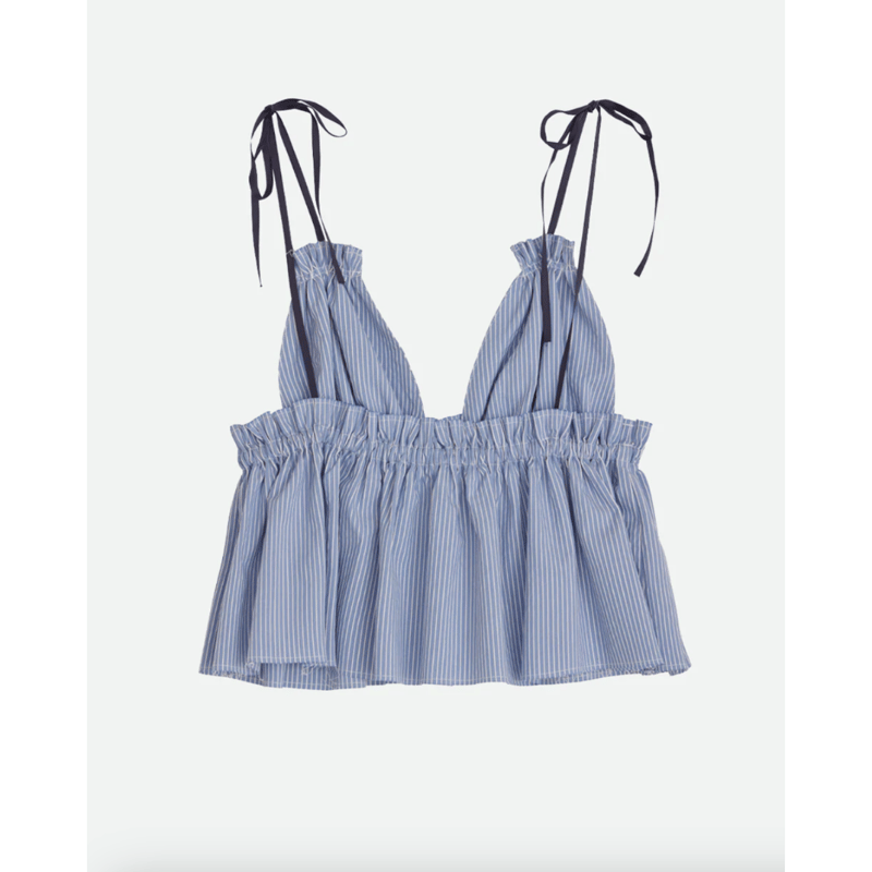 Stripe Gather Bustier,ビスチェ,ベアトップ Stripe Gather Bustier,ビスチェ,ベアトップ