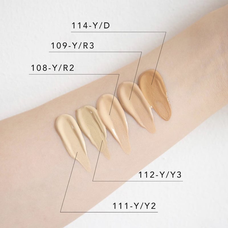 美容液成分配合の石鹸で落ちるファンデーション 赤み肌イエローベース