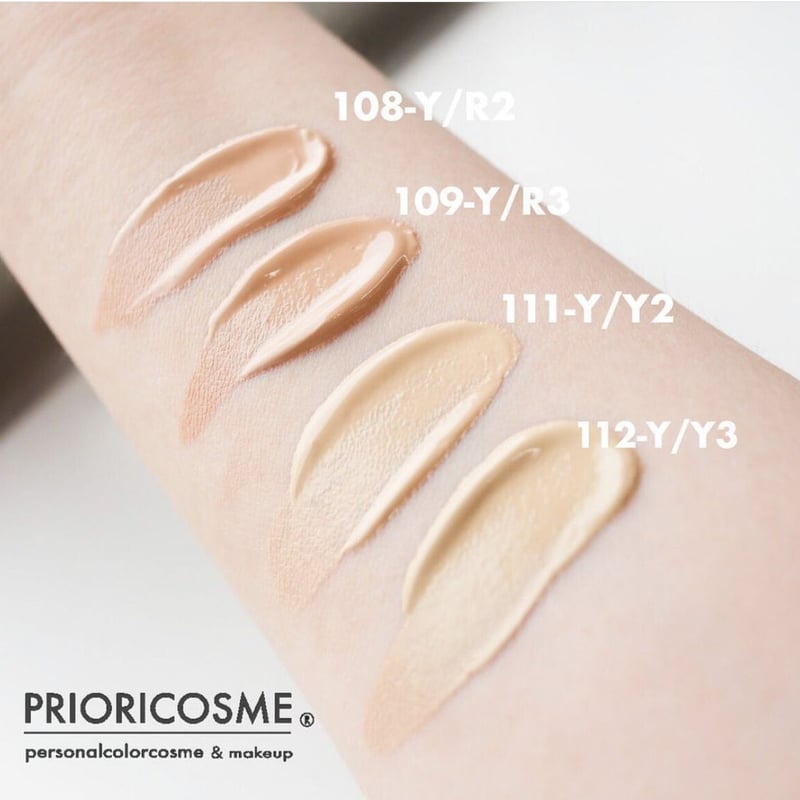 美容液成分配合の石鹸で落ちるファンデーション 色白黄み肌イエロー