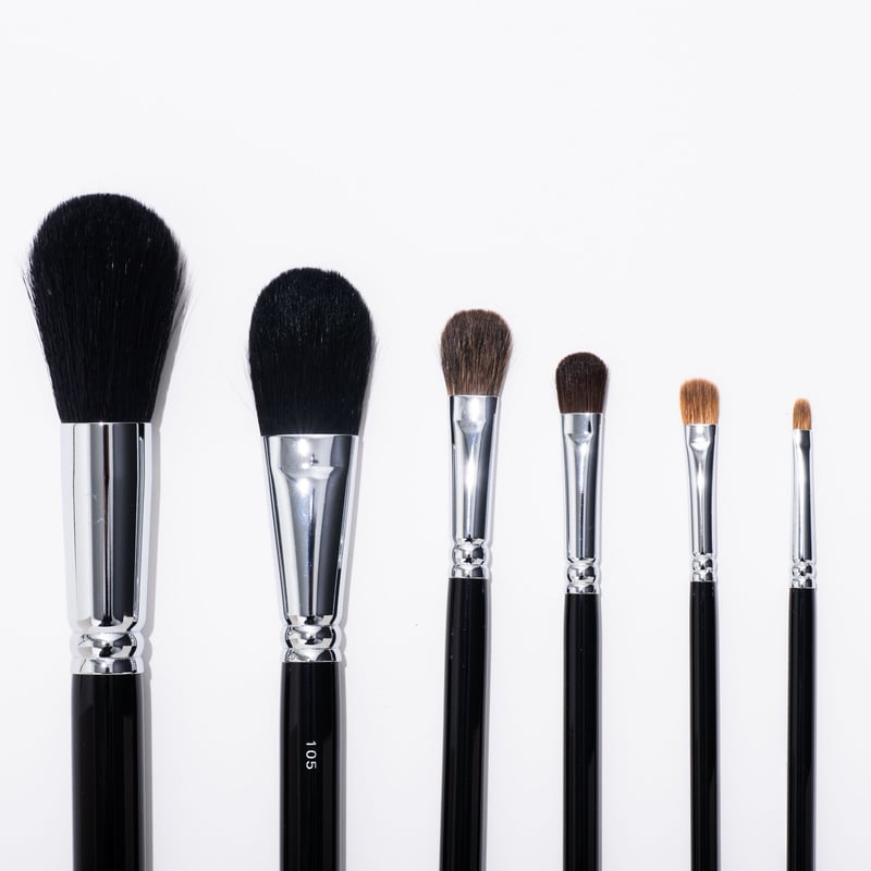 メイクブラシセット 熊野筆 ショートタイプ 熊野筆メイクブラシセット | SUNDAYS