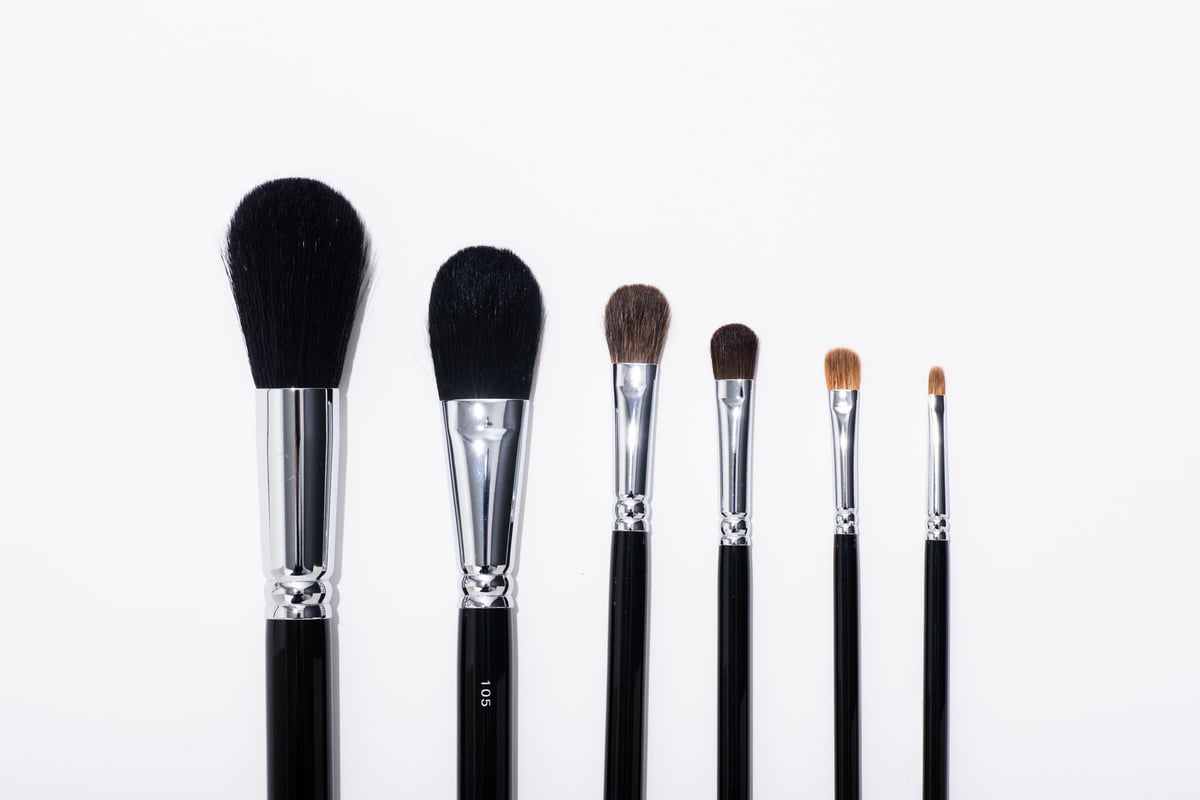 【未使用】 熊野筆 SSシリーズ フルメイクアップ限定セット メイクブラシ ショートタイプ 熊野筆メイクブラシセット | SUNDAYS