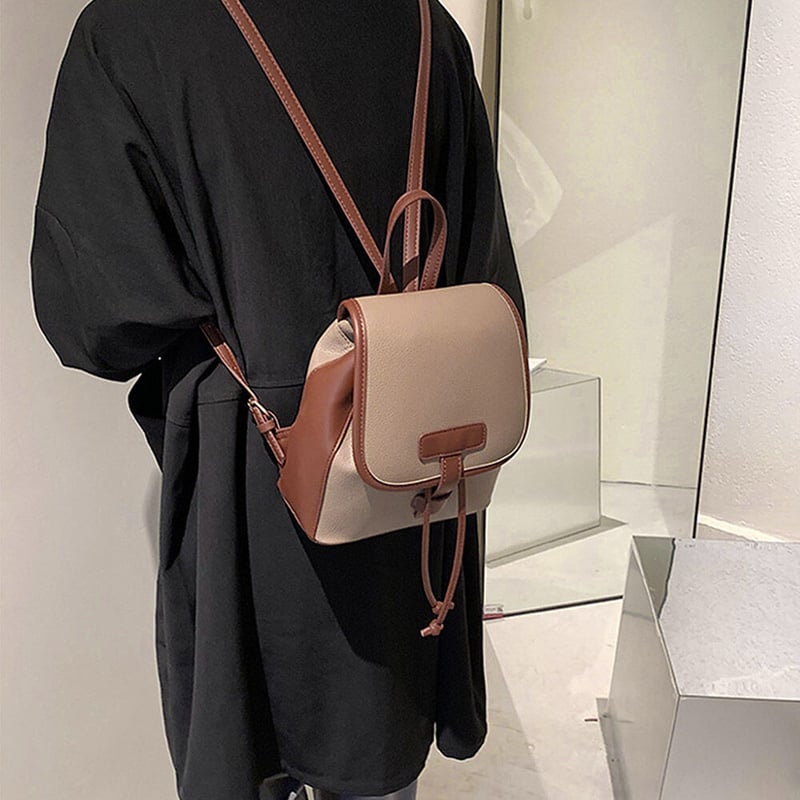 パイピングがコーデのアクセント☆パイピングリュックサック 