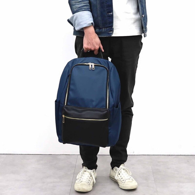 ユニセックスで収納力抜群☆多機能リュックサック】COOCO 9ポケット