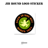 JIBラウンドロゴステッカー  55mm