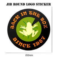 JIBラウンドロゴステッカー 100mm