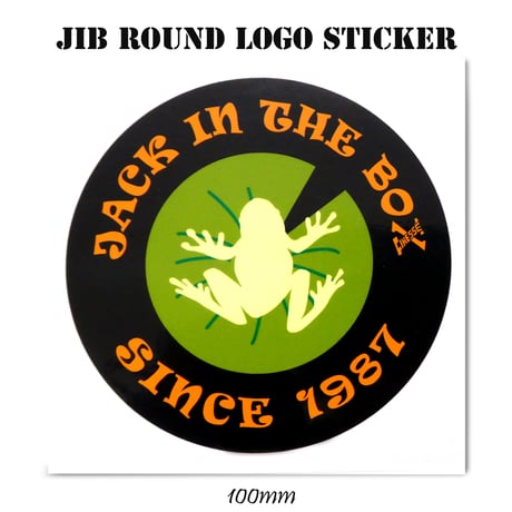 JIBラウンドロゴステッカー 100mm