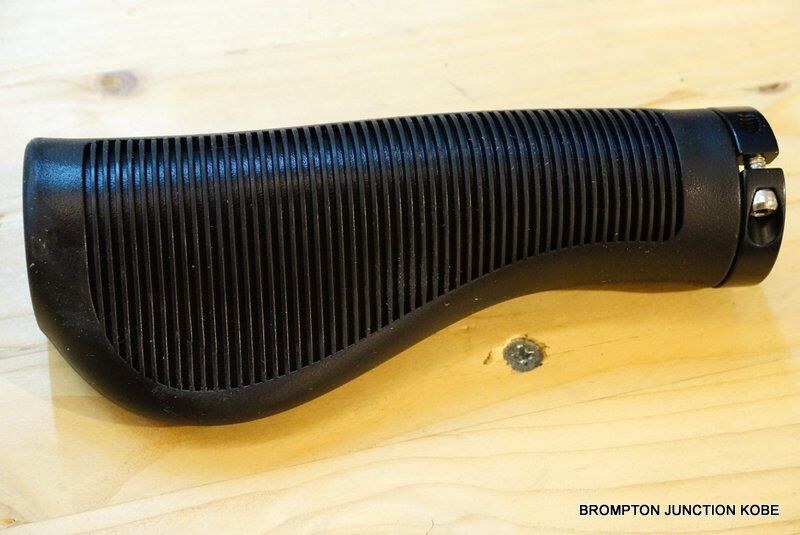 BROOKS ERGONOMIC RUBBER GRIP BLACK | BROMPTON J