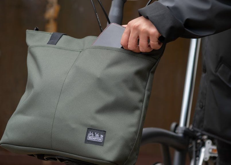 Tote Bag 9L Olive Green | BROMPTON JUNCTION KOB