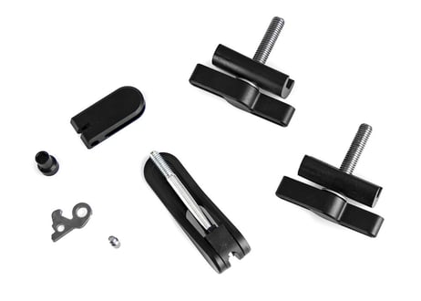 Aluminium Hinge Clamp And Rear Frame Clip Set