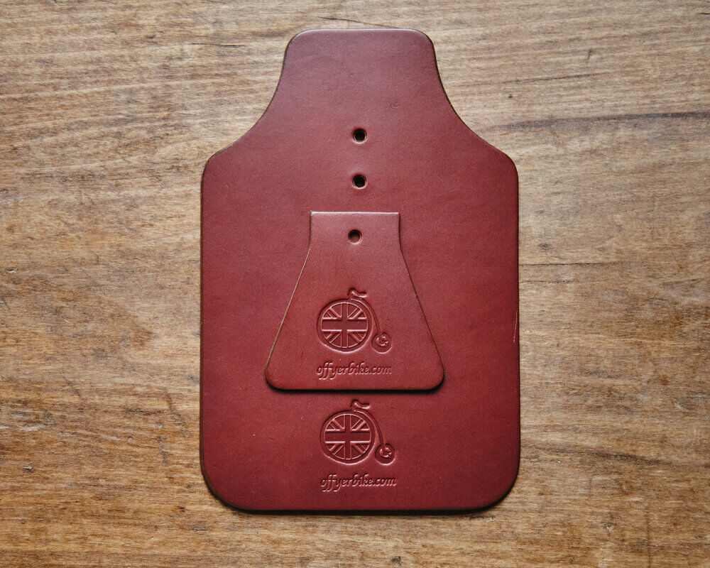 Off yer bike Leather Mud Flap Set | BROMPTON JU