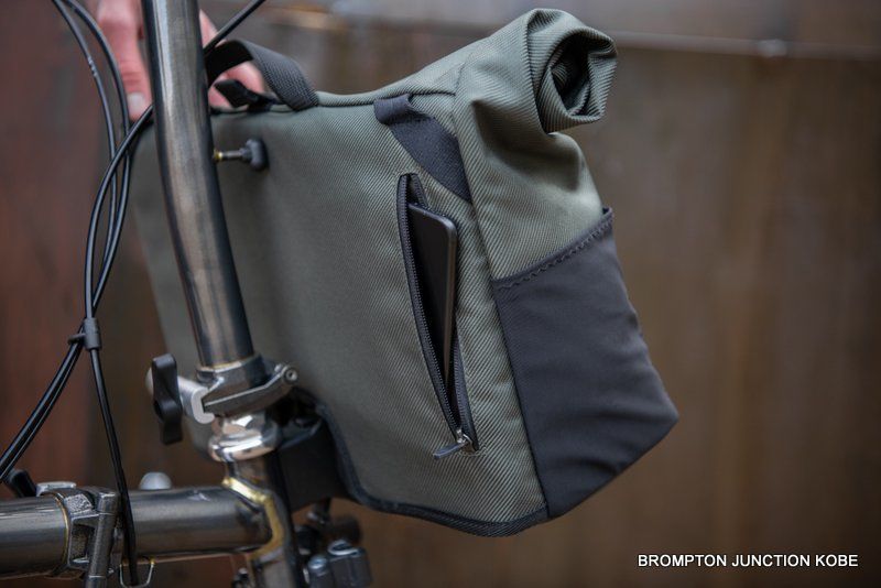 Roll Top Bag 14L Olive Green | BROMPTON JUNCTIO