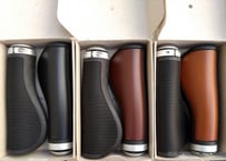 BROOKS SLENDER LEATHER GRIPS 100mm | BROMPTON J