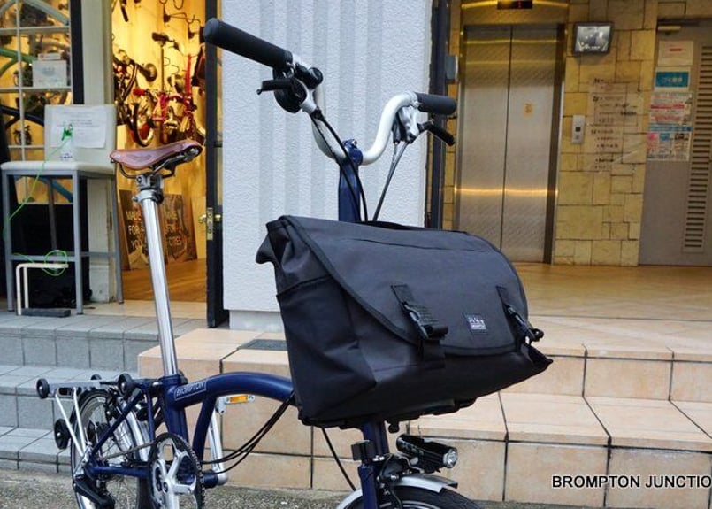 Messenger Bag 13L Black | BROMPTON JUNCTION KOB...