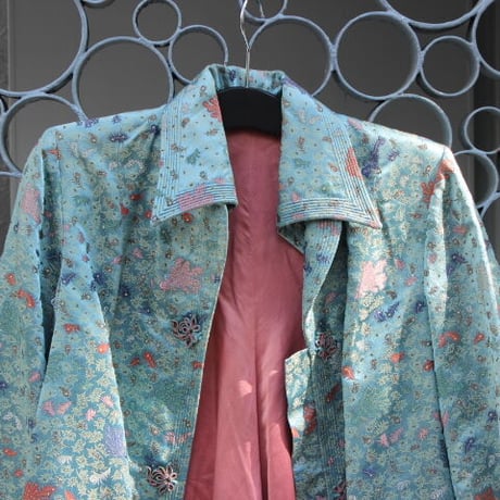 blue china jacket