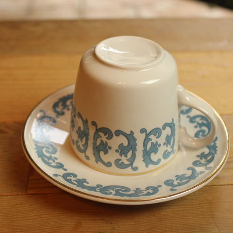 crown essex cup and saucer set | Lesley Vintage