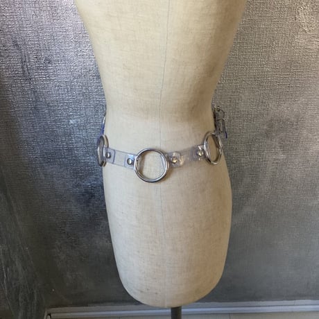 clear pvc belt with rings