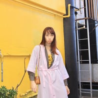 luxaire pink dressing gown robe 1960s 