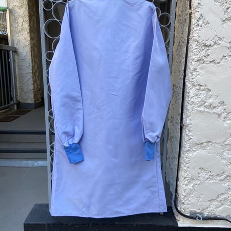 blue medical jacket set up one color