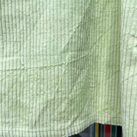 corduroy pastel green shirt