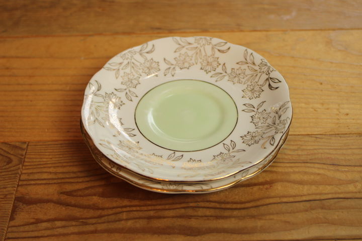phoenix bone china saucer 2p only | Lesley Vintage